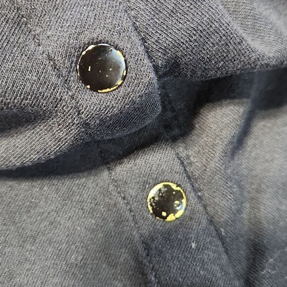 🐞Old Navy Black Snap Front Dolman Sleeve Top Maternity Small - Picture 11 of 11